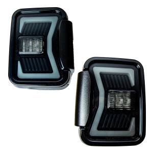 RENEGADE LED SEQUENTIAL TAIL LIGHTS-BLACK SMOKE - CTRNG0668-BS-SQ