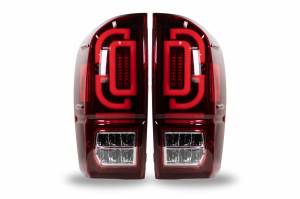 Winjet - RENEGADE LED SEQUENTIAL TAIL LIGHTS-BLACK / RED - CTRNG0685-BR-SQ
