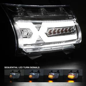 Winjet - RENEGADE LED SEQUENTIAL TURN SIGNAL-CHROME / CLEAR - CTSRNG0646A-SQTS - Image 2
