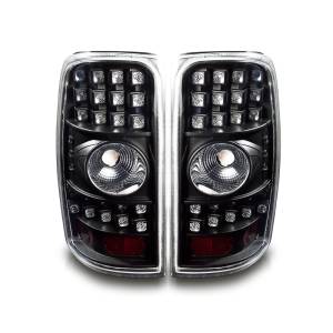 Winjet LED TAIL LIGHTS-BLACK / CLEAR - CTWJ-0007-BC