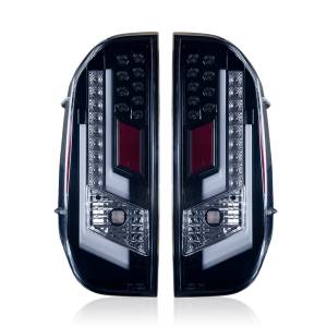 Winjet TAIL LIGHTS-GLOSS BLACK / CLEAR - CTWJ-0377-GBC