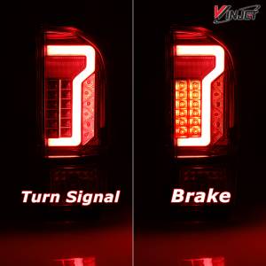 Winjet - Winjet LED TAIL LIGHTS-GLOSS BLACK / CLEAR - CTWJ-0466-GBC - Image 2