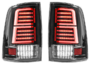Winjet - Winjet LED SEQUENTIAL TAIL LIGHTS-BLACK / CLEAR - CTWJ-0696-BC-SQ - Image 2